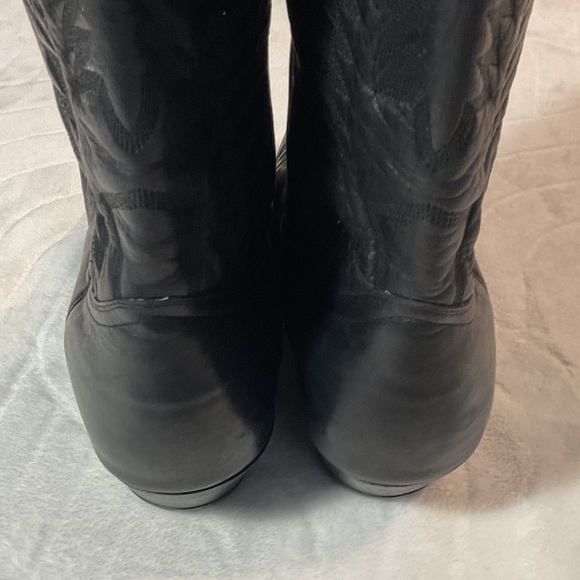 Deerskin soft leather cowboy boots - Picture 5 of 5